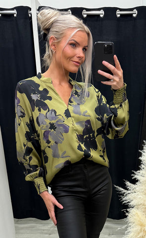 Irish blouse - green