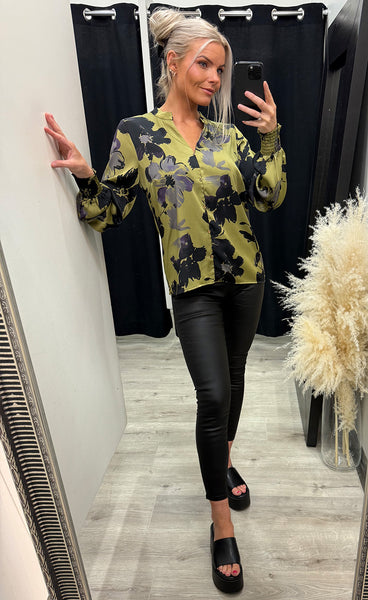 Irish blouse - green