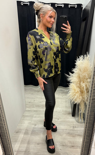 Irish blouse - green