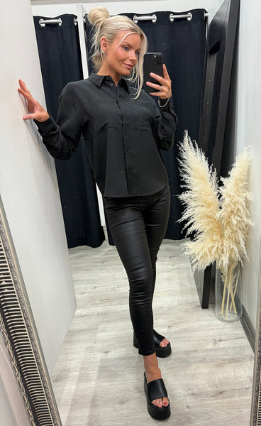 FRANSA Gala shirt 1 - black