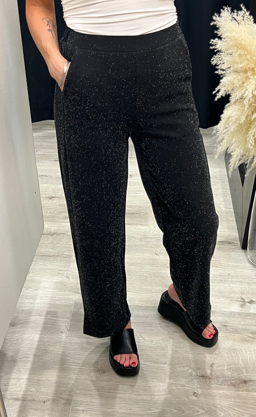 Vienne pants 1 - black glitter