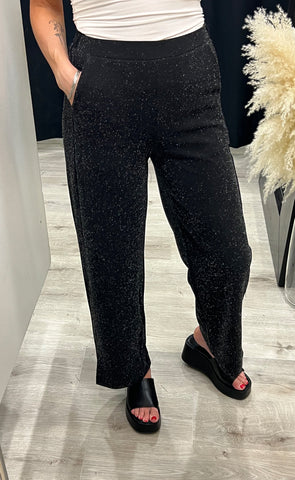 Vienne pants 1 - black glitter