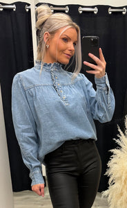 Ubisa shirt - medium denim