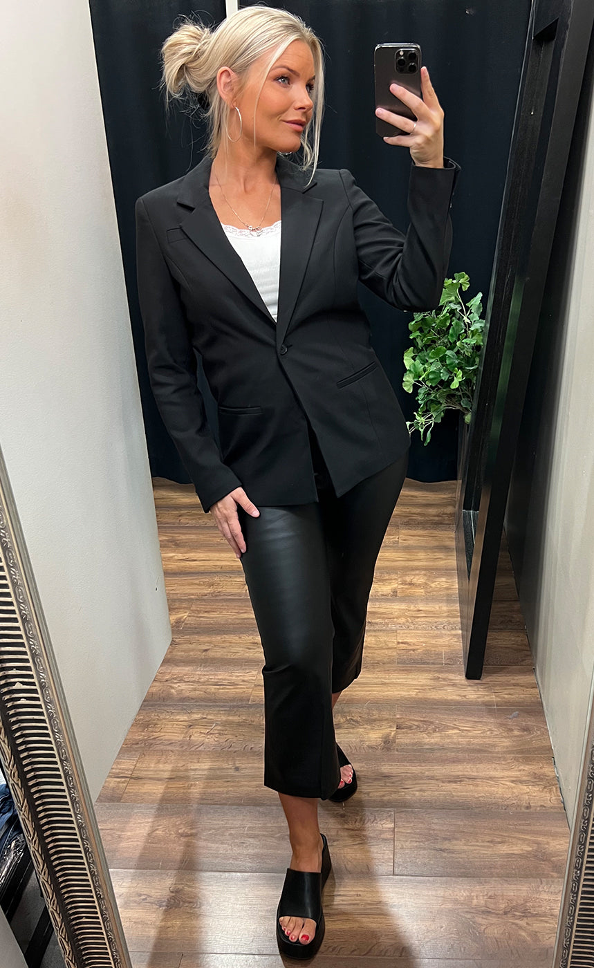Bindy blazer - black