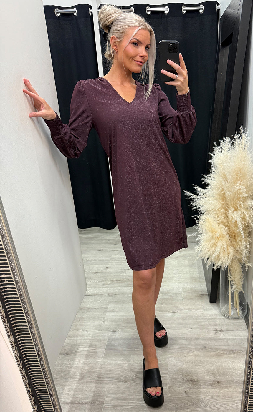 Luca dress 2 - fudge glitter