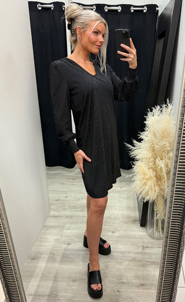 Luca dress 2 - black glitter