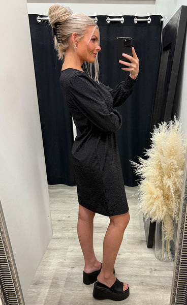 Luca dress 2 - black glitter