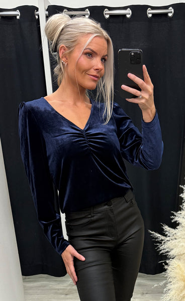 Cassandra blouse 2 - navy