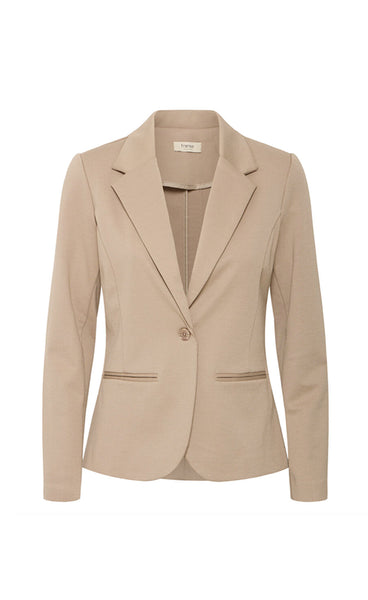 FRANSA stretch blazer - silver mink