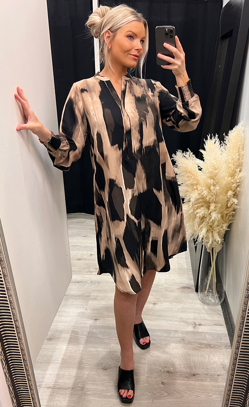 Zane dress - black sand