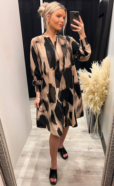 Zane dress - black sand