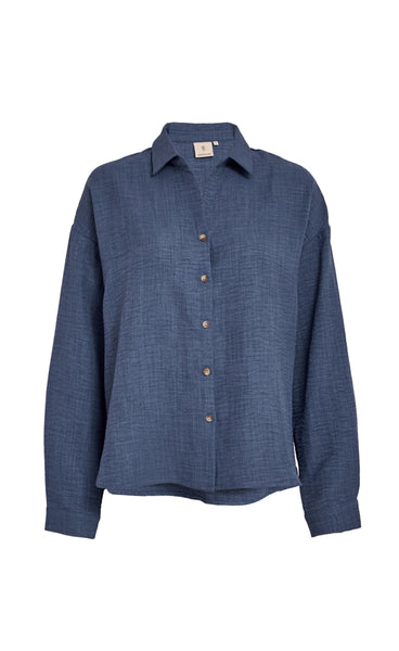 Gaby shirt - palace blue