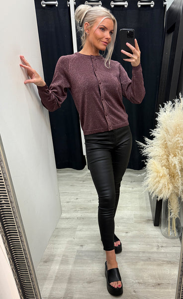 Mobbe cardigan - fudge glitter