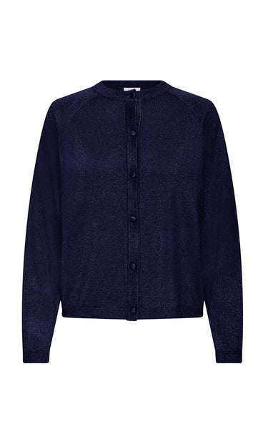 Mobbe cardigan - blue glitter
