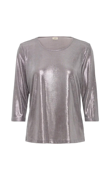 Franny tee 2 - silver metallic
