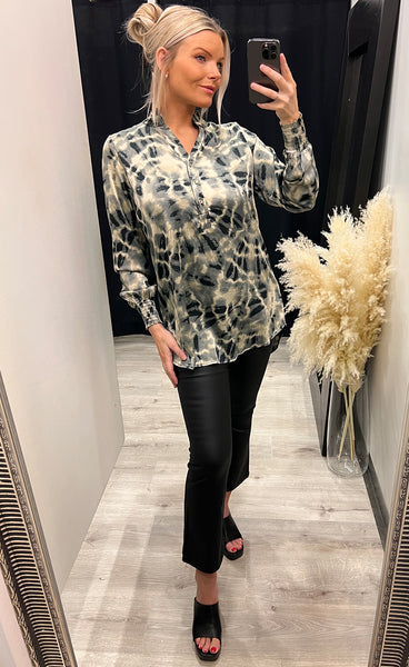 Lily blouse - grey sand