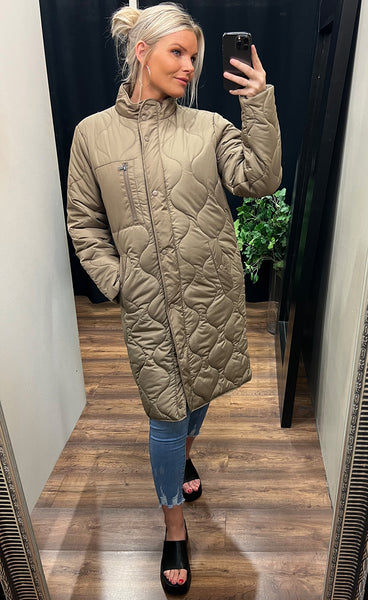 Esquilt jacket - oxford tan