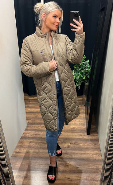 Esquilt jacket - oxford tan