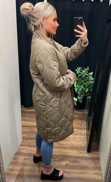 Esquilt jacket - oxford tan