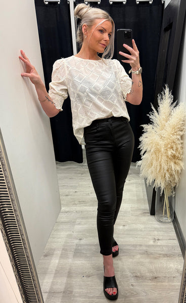 Bama blouse 1 - whisper white