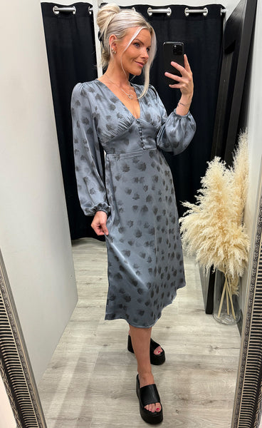 Lilith dress - cosette blue print