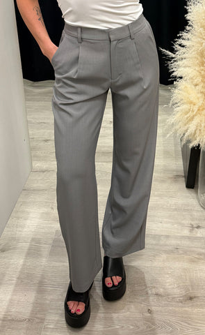 Fava wide pants - grey melange