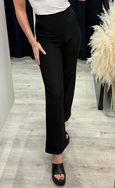 Henne wide pants - black