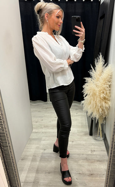 Isabelle blouse - cloud dancer
