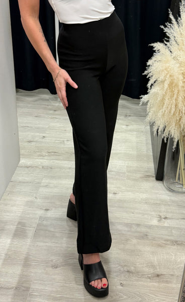 Henne wide pants - black
