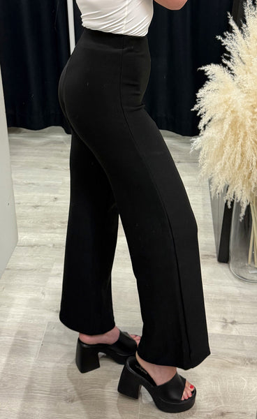 Henne wide pants - black