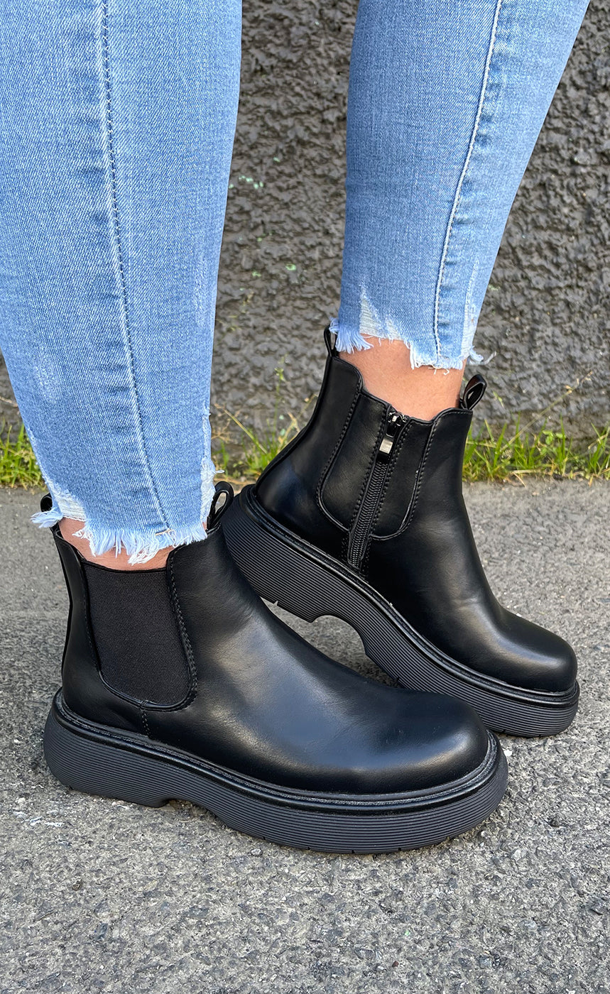 Ökklaskór 6844 - black