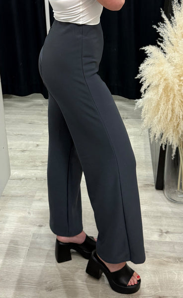 Henne wide pants - grey