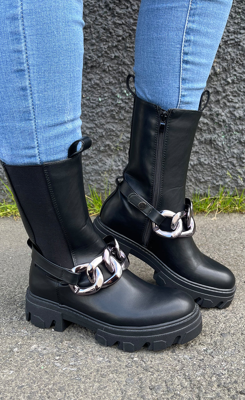 Ökklaskór 9001 - black