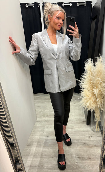 Indira blazer 1 - silver