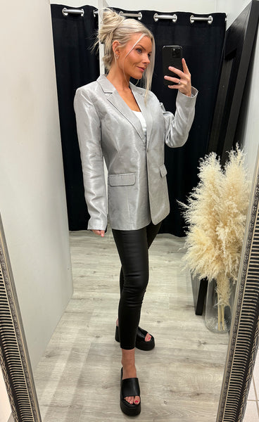 Indira blazer 1 - silver