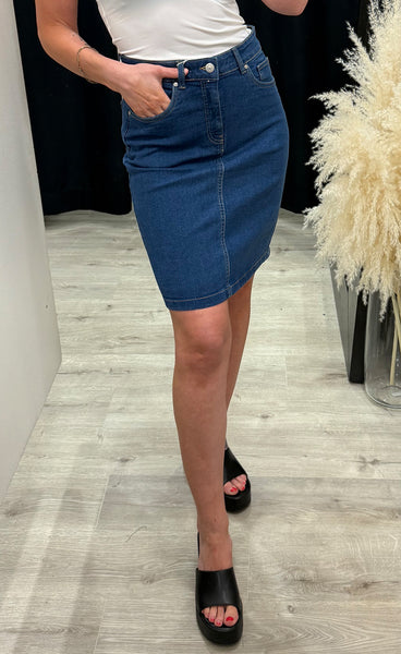 Denima skirt 2 - medium blue