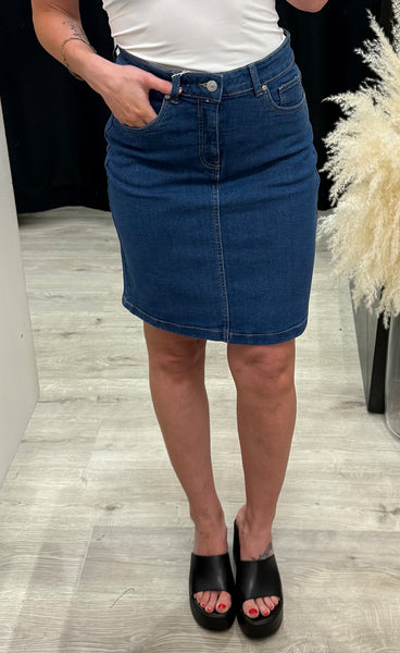 Denima skirt 2 - medium blue
