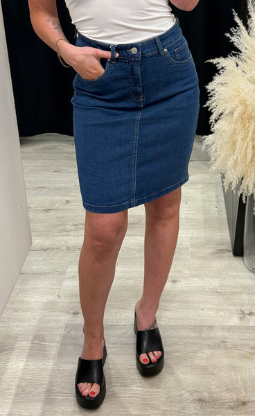 Denima skirt 2 - medium blue