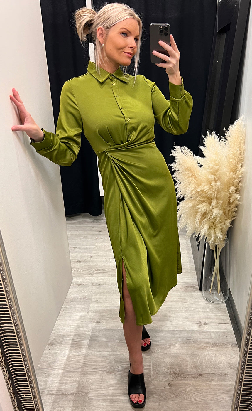 Viline dress - golden cypress