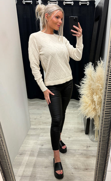 Nanni pullover 1 - whisper white