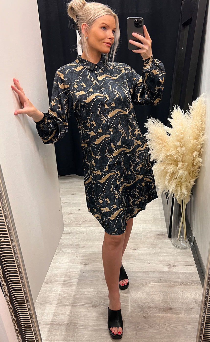 Silje dress - grey sand