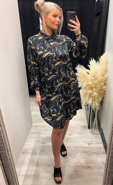 Silje dress - grey sand