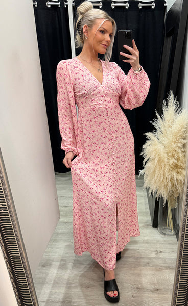 Lilith maxi dress - cheryl pink