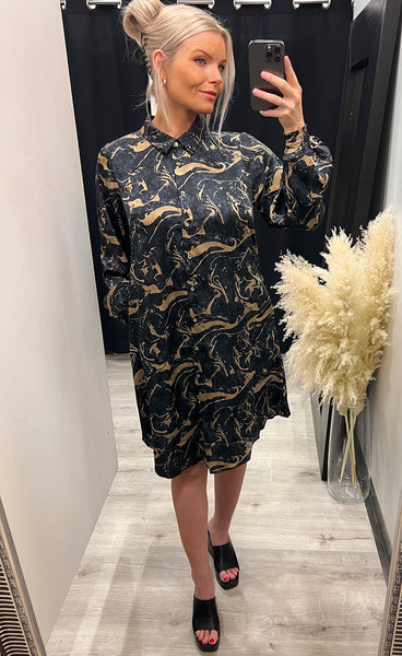 Silje dress - grey sand