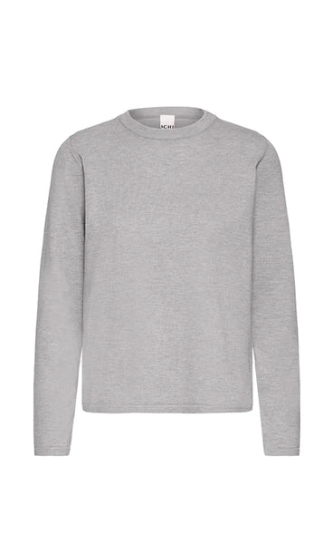 Luls o-neck pullover - light grey melange
