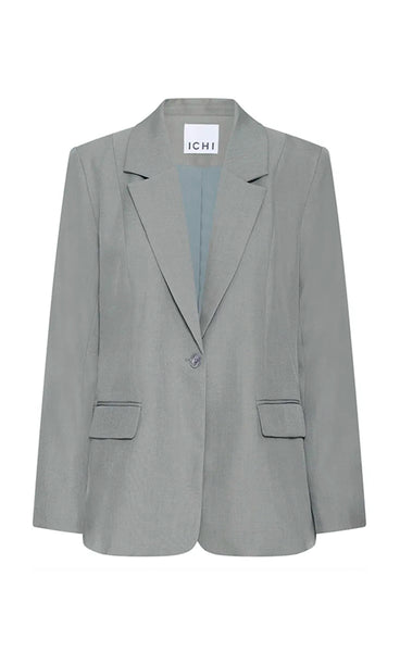 Fava long blazer - grey melange