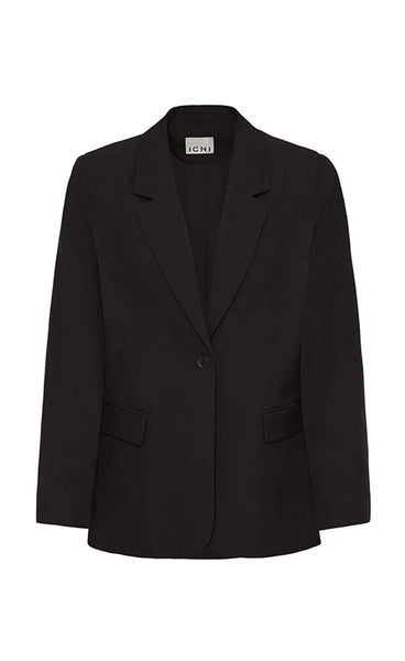 Fava long blazer - black