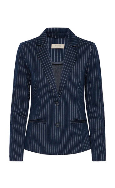 FRANSA Blenda blazer 2 - night sky stripe