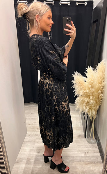 Dalani dress - black leo