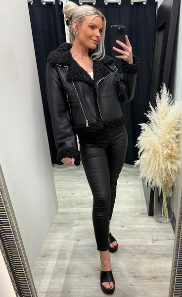 Nancy jacket - black/black